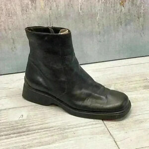 7B Easy Spirit  Anti Gravity Women Black Leather boot S10